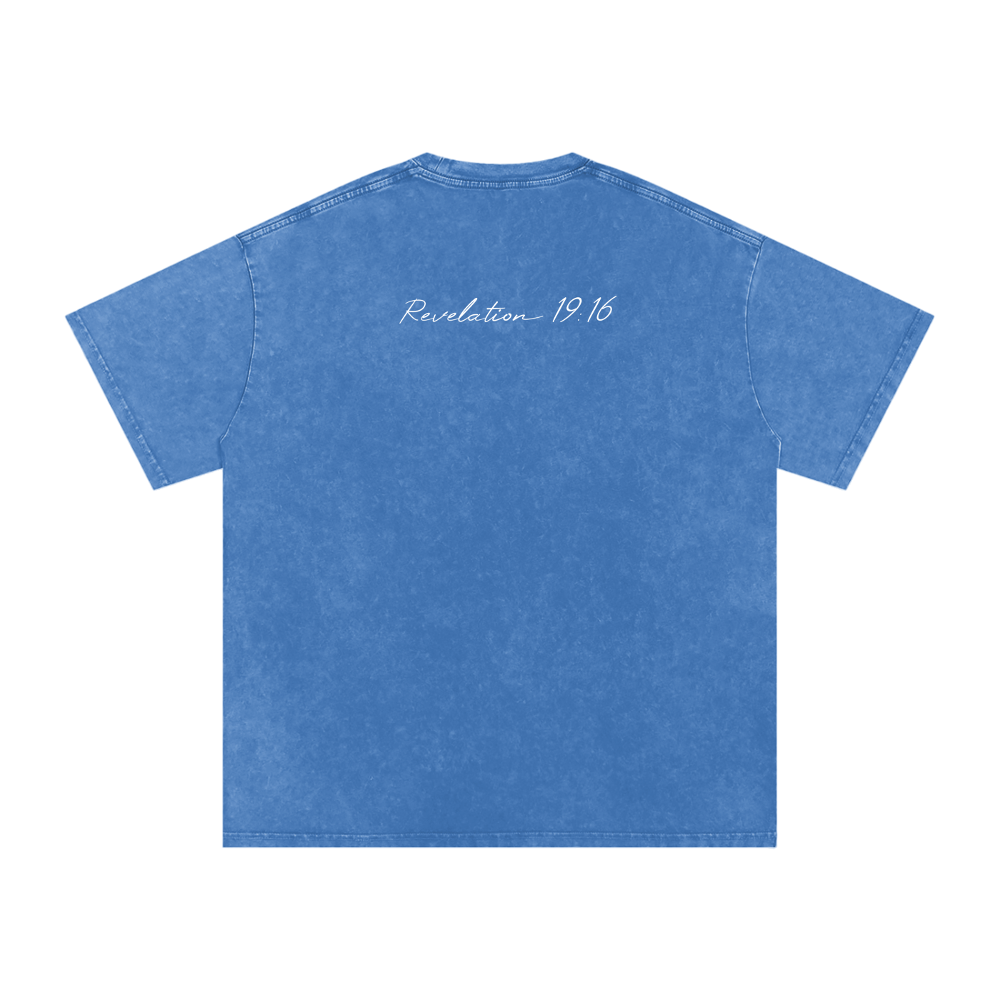 Jesus is King-Snow Washed Oversized Cotton T-Shirt