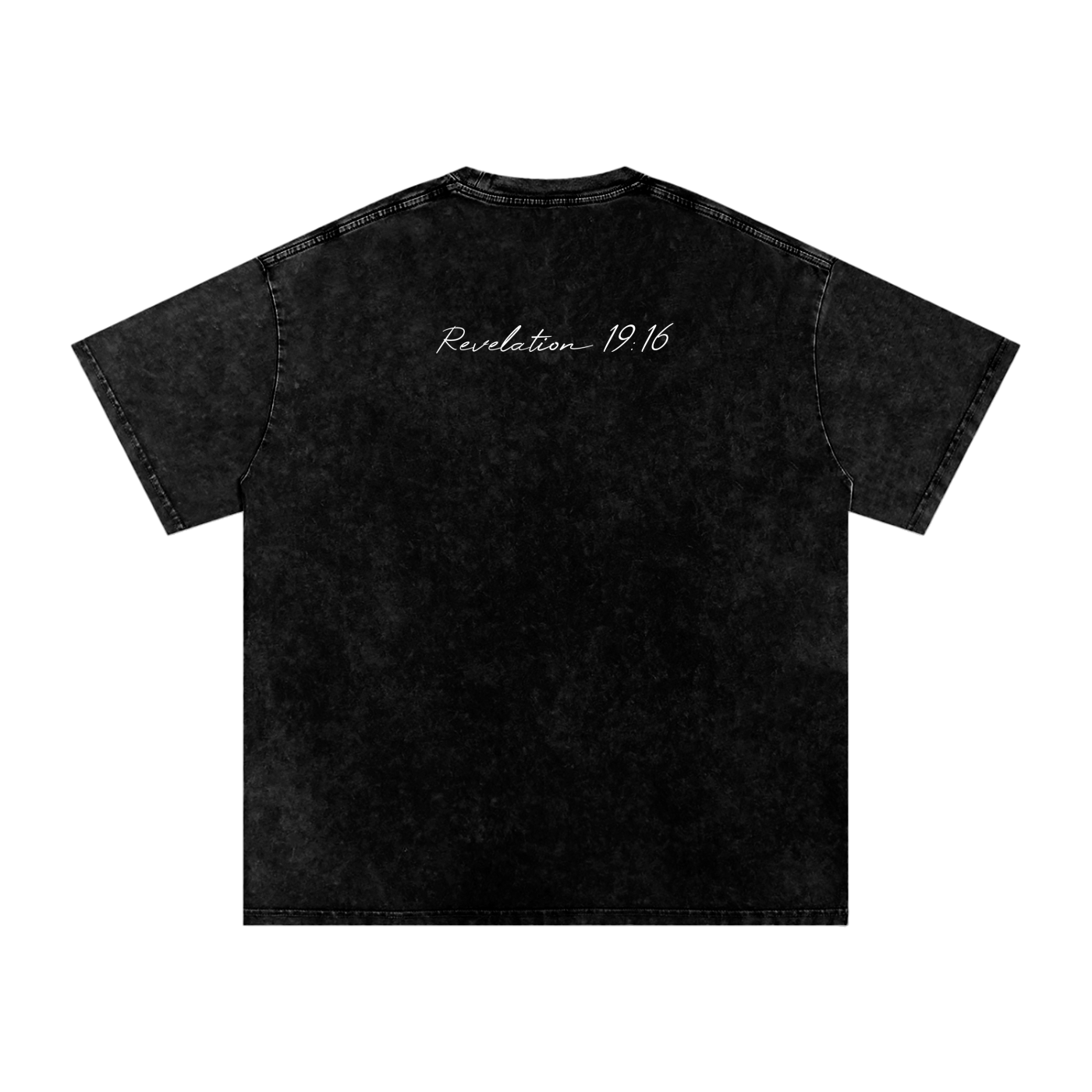 Jesus is King-Snow Washed Oversized Cotton T-Shirt