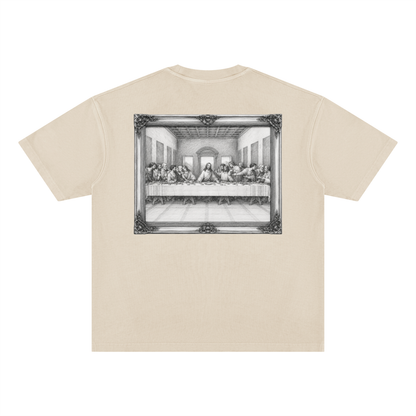 Last Supper Unisex Vintage Wash Paneling T-Shirt